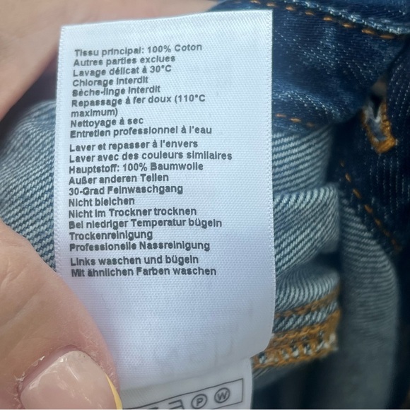 ba&sh Indigo Denim Lady Button Down Shirt Dress Size Medium - Picture 10 of 10